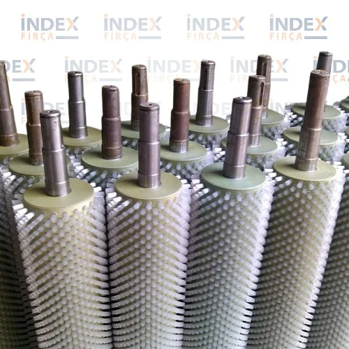 Beyaz Naylon Spiral Yıkama Silindir Fırçası